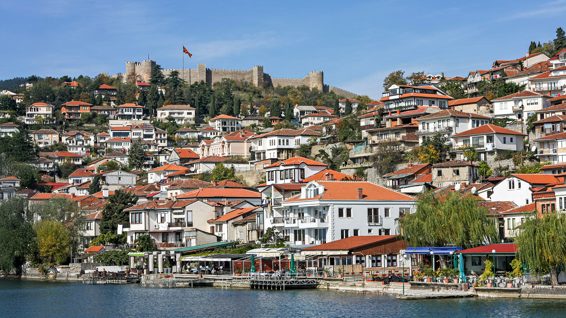 Sicht auf Skopje am Tag.