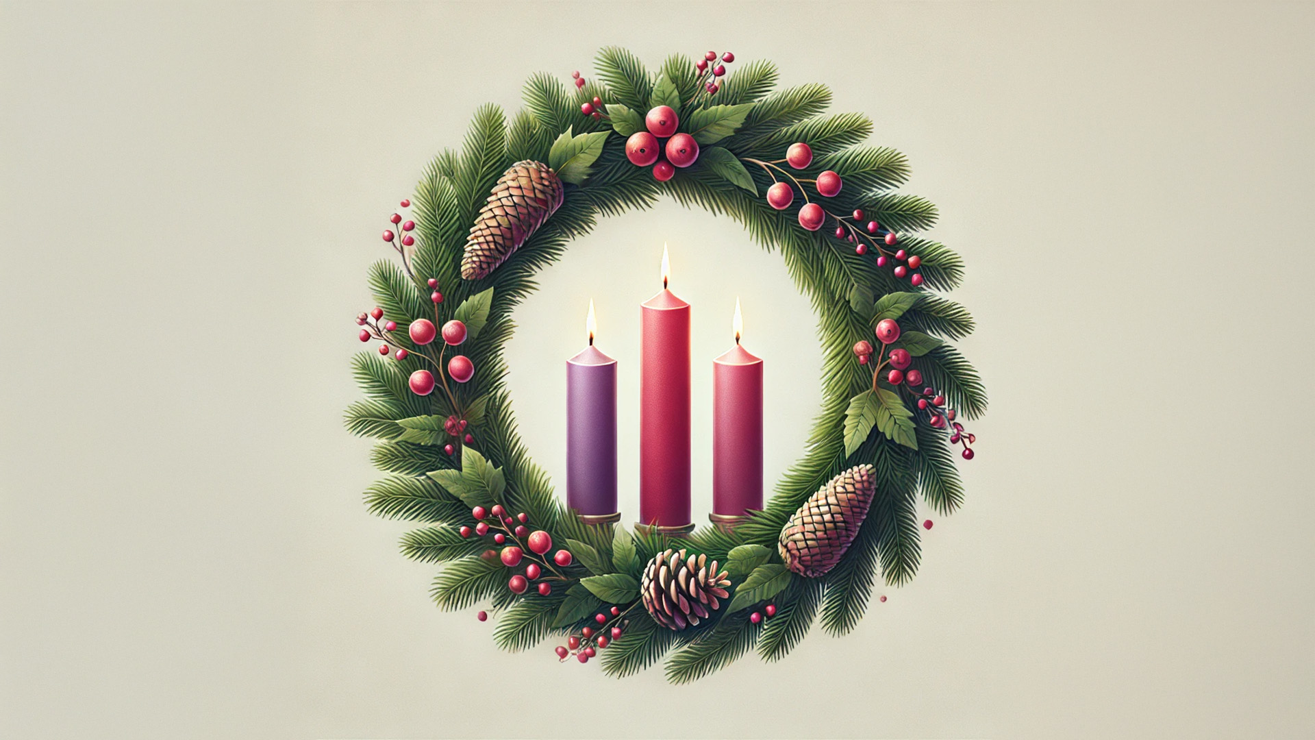 Adventskranz.