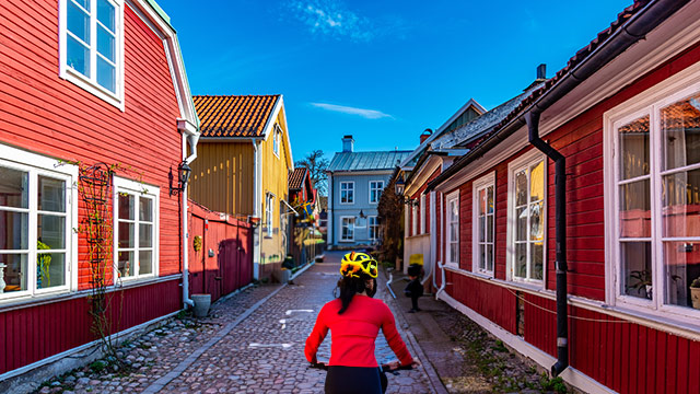 Fahrrad fahren in Schweden