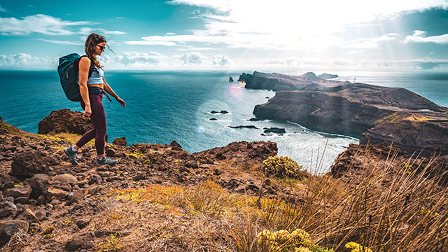 Wandern auf Madeira.