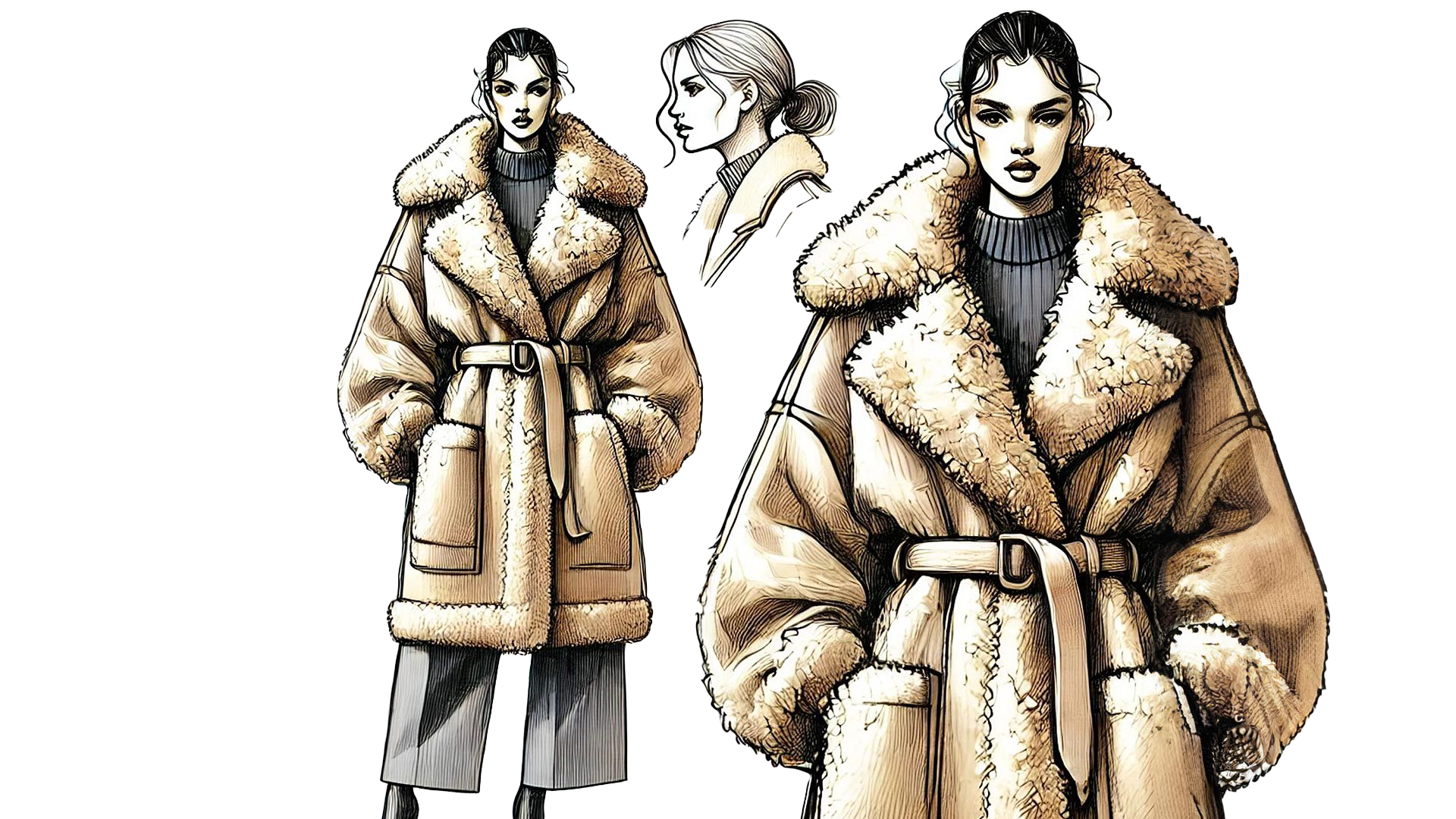 Shearling-Jacken